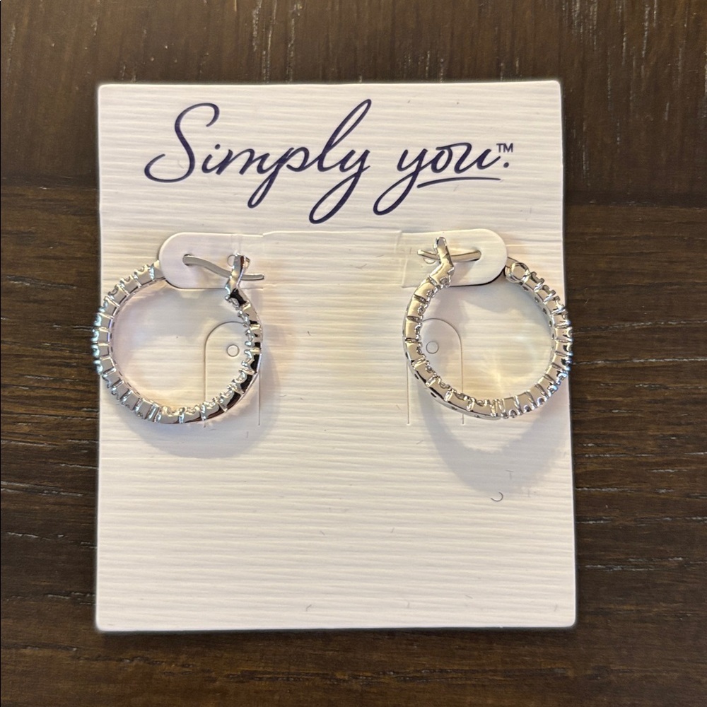 Simply You Silver Hoop Earrings
